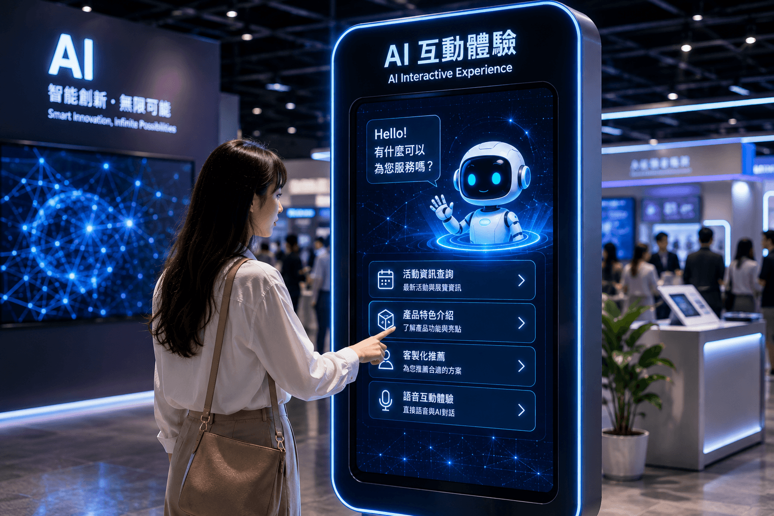 AI 互動道具於活動現場提供即時互動體驗